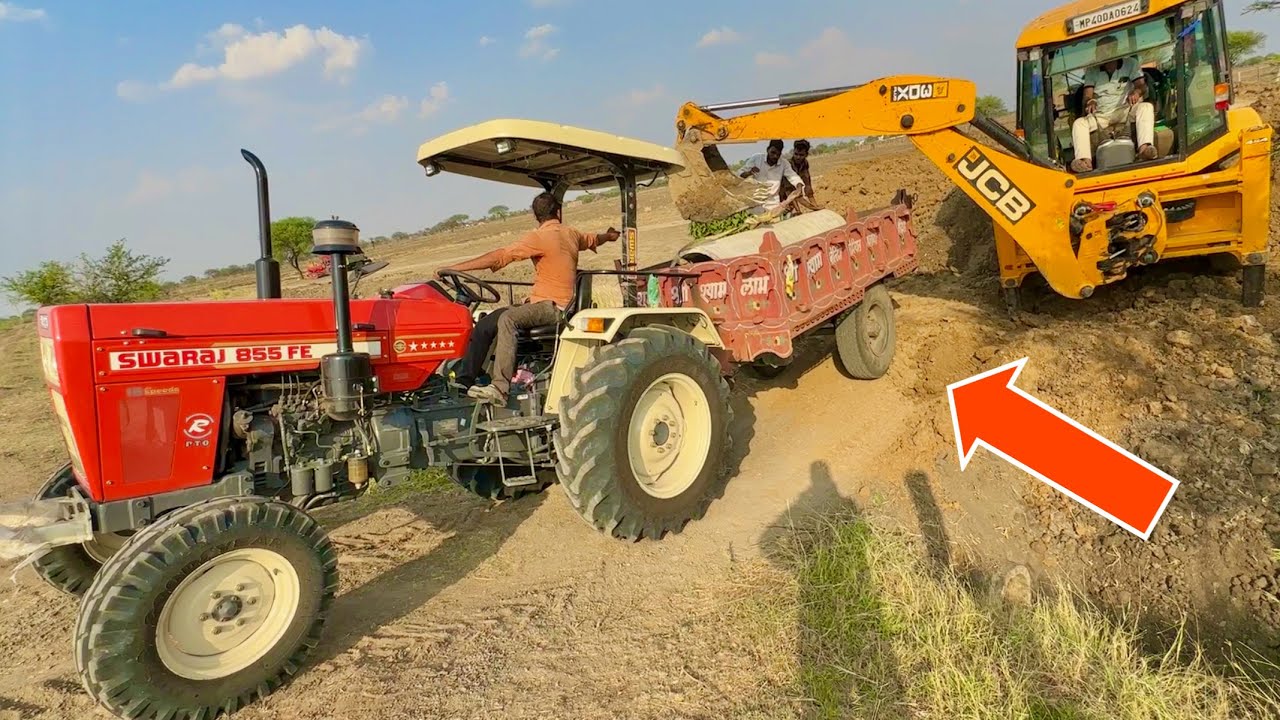 आज से खेत की Levelling का काम शुरू Swaraj 855 Fe Mahindra Arjun NOVO 605 PS with Computer Leveler