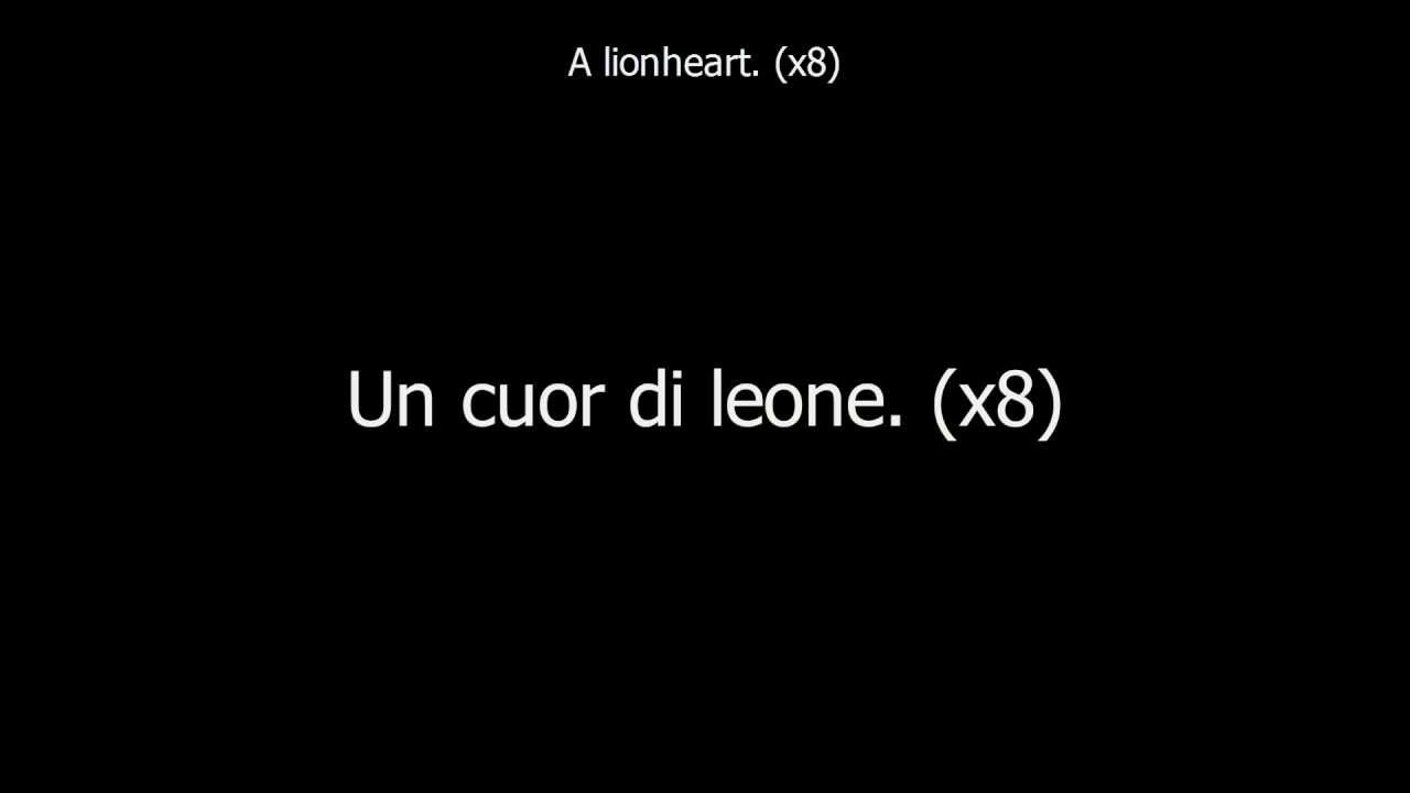 Of Monster and Men - King and Lionheart TRADUZIONE (Lyrics ita + eng) HD