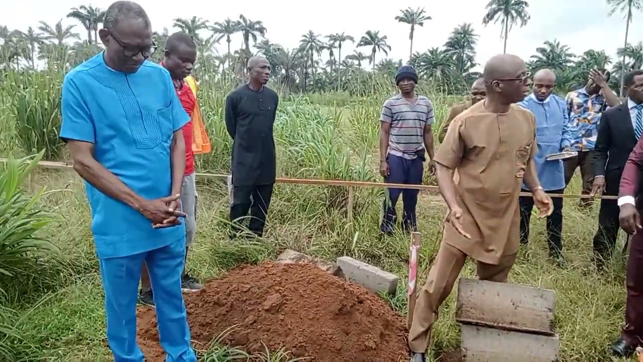 FOUNDATION LAYING OF ENUC PRAYER/CONVENTION GROUND LOCATED AT UMUARUGHI OBINGWA LGA