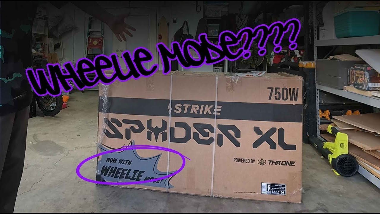 Throne Spider Unboxing! Wheelie Mode?!?!