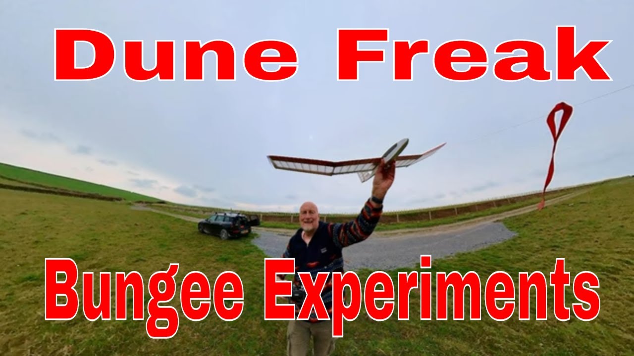 Bungee Hi start Tow hook experiments with Dune Freak