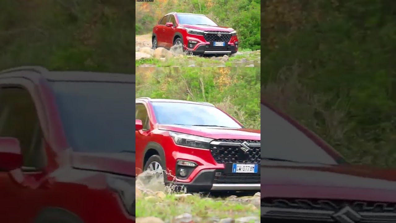 The interior of the new 2025 Suzuki S-Cross hybrid SUV looks cheap