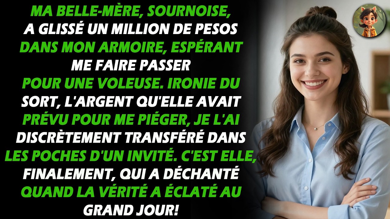 Pour m'accuser à tort d'être une voleuse, ma belle-mère a discrètement caché 1 million de Pesos dans