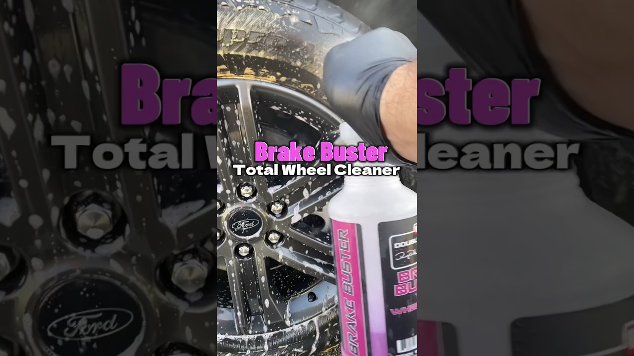 Easily remove brake dust with Brake Buster Total Wheel Cleaner | Dirty Wheel 🛞 #cardetailing