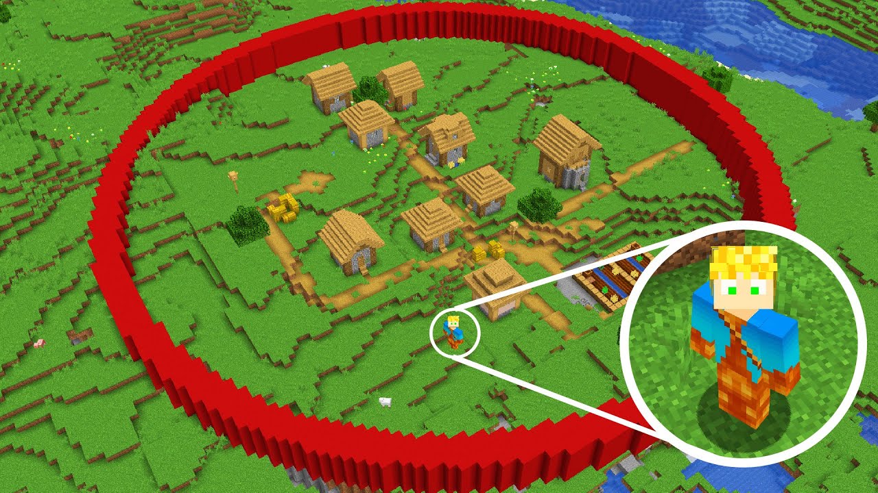 FICAMOS PRESOS EM UM CIRCULO VERMELHO NO MINECRAFT