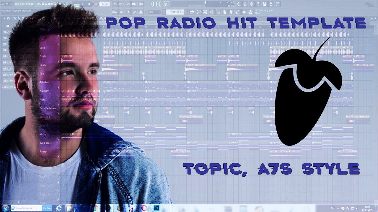 [flp] Pop Radio Hit Template [Topic, A7S Style] FL Studio Project