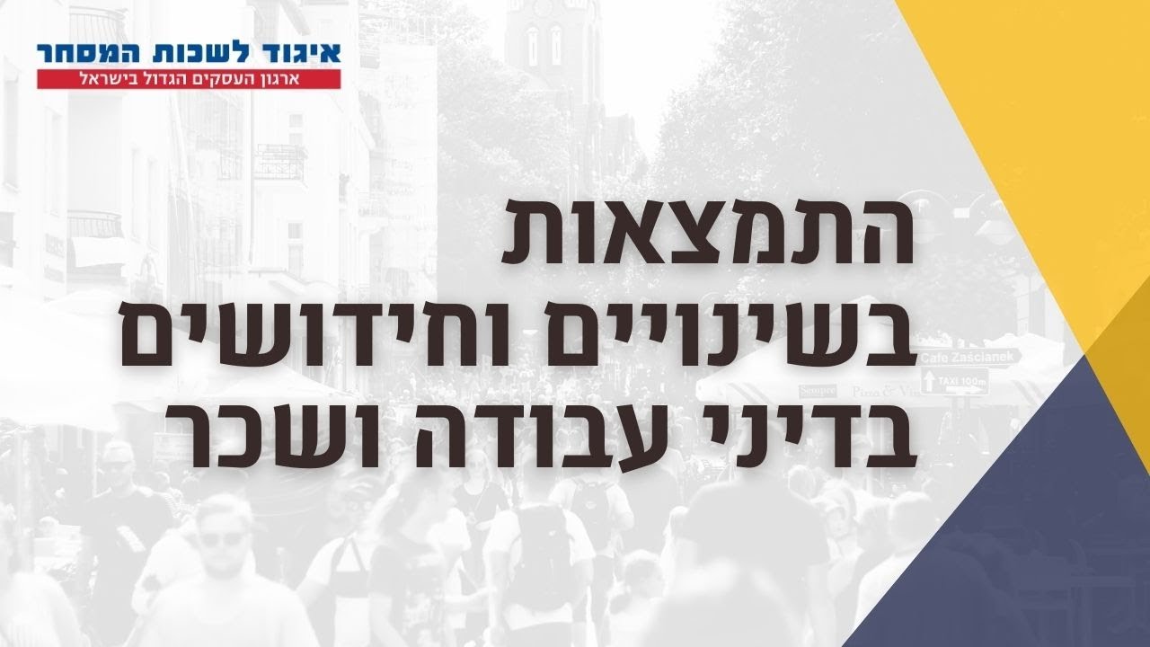 וובינר התמצאות בשינויים וחידושים בדיני עבודה ושכר | ZOOM IN