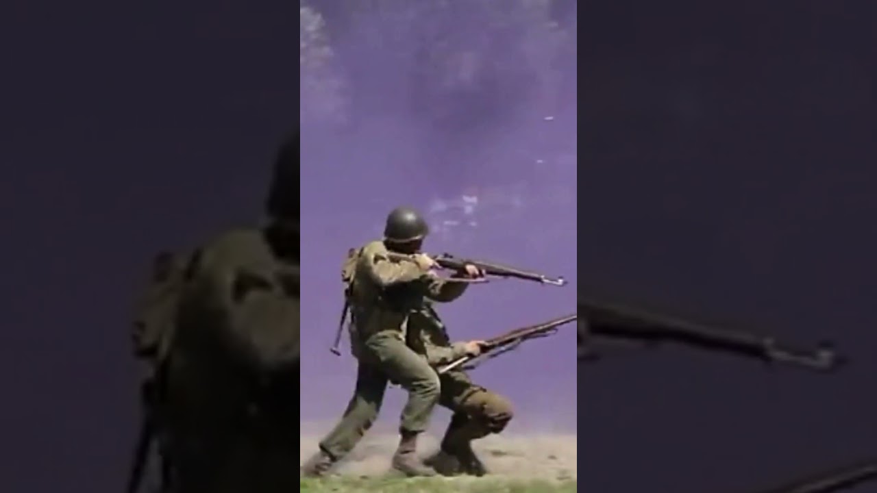WW Three American Soldier Reenactors Give it ALL for History at WW D Day Reenactment in Conneaut Oh