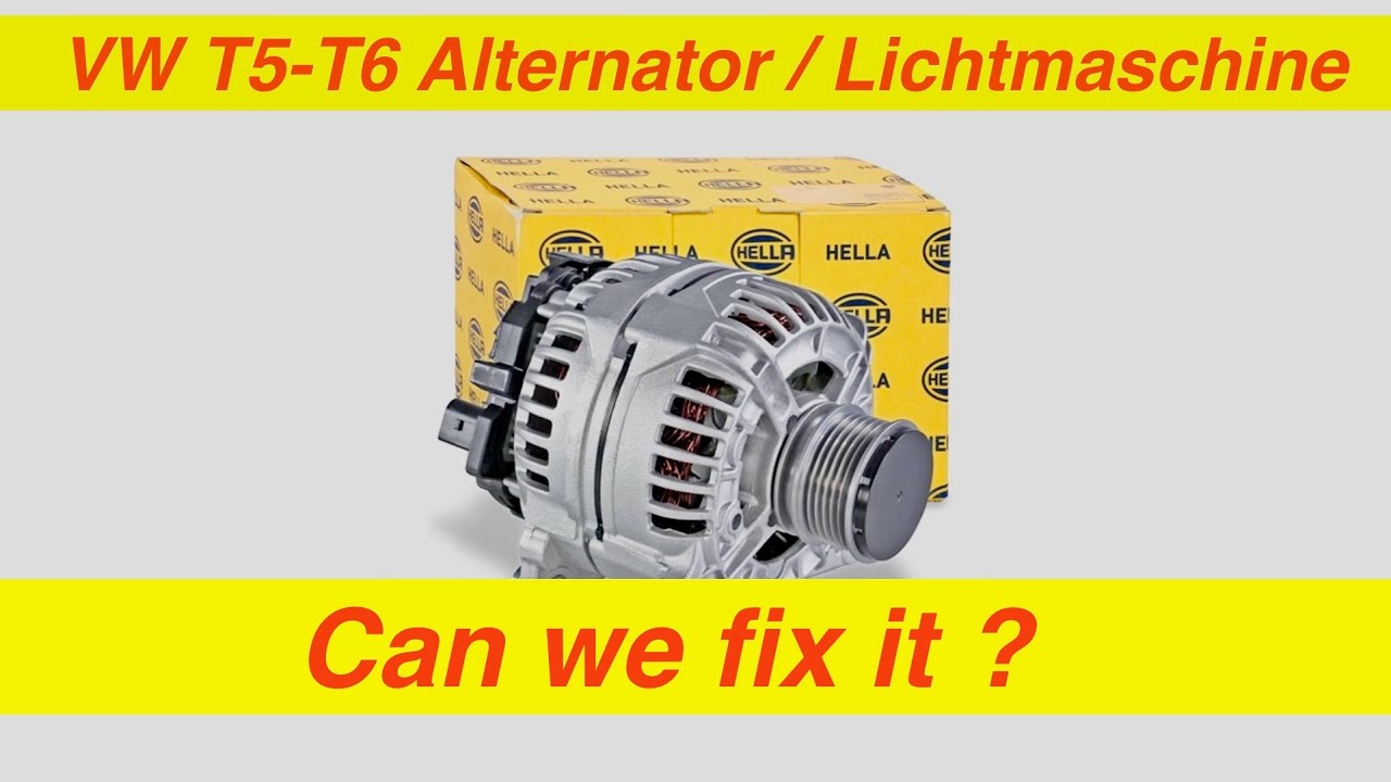 Valeo Alternator VW T5 T6 can we find the fault and put it back to new?