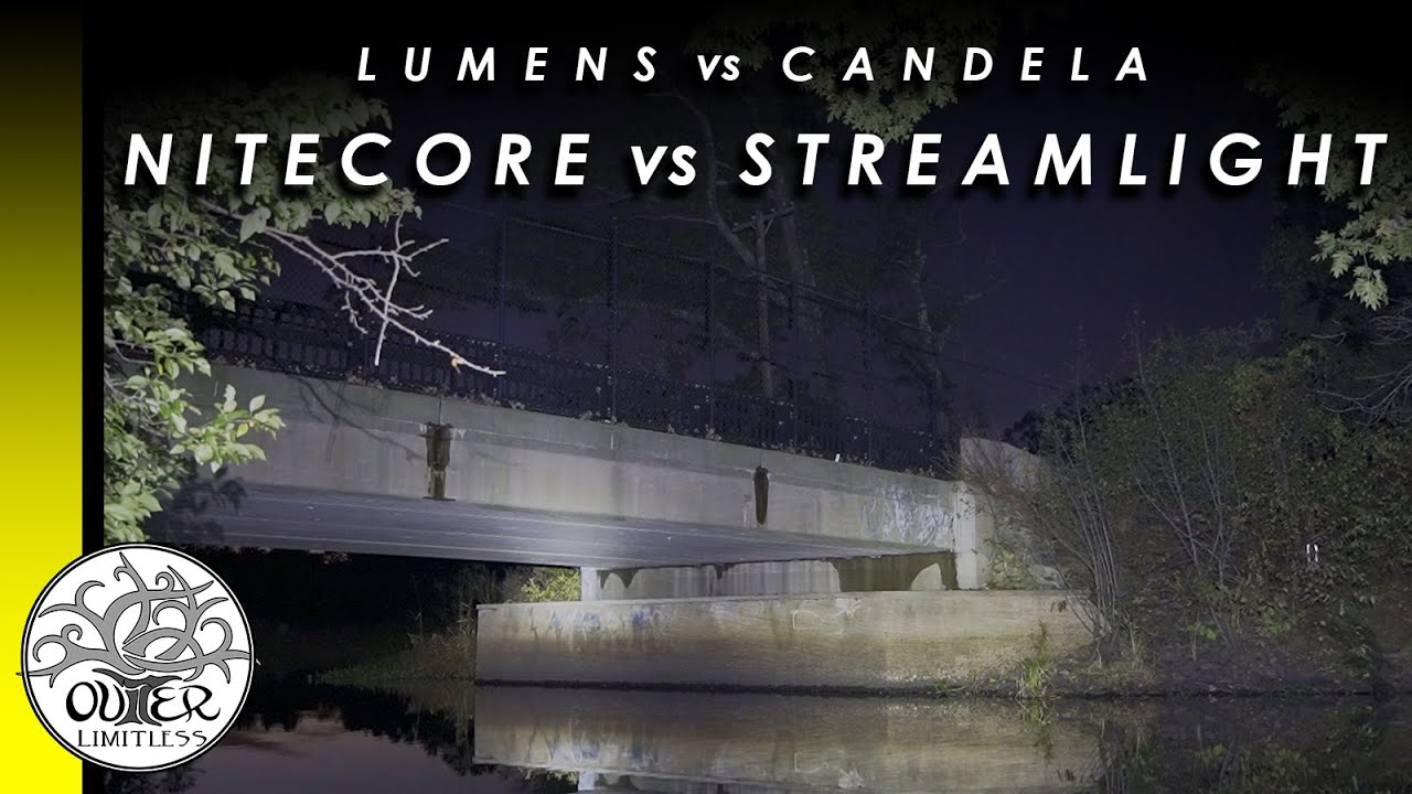 Which Light Wins? Lumens vs Candela Performance! Nightcore EDC37 vs Streamlight ProTac HP-X!!