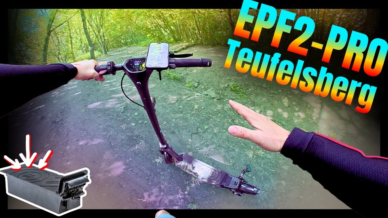 EPF2-Pro 🛴 vs. Teufelsberg ⛰️ – schafft der Scooter den Anstieg? 