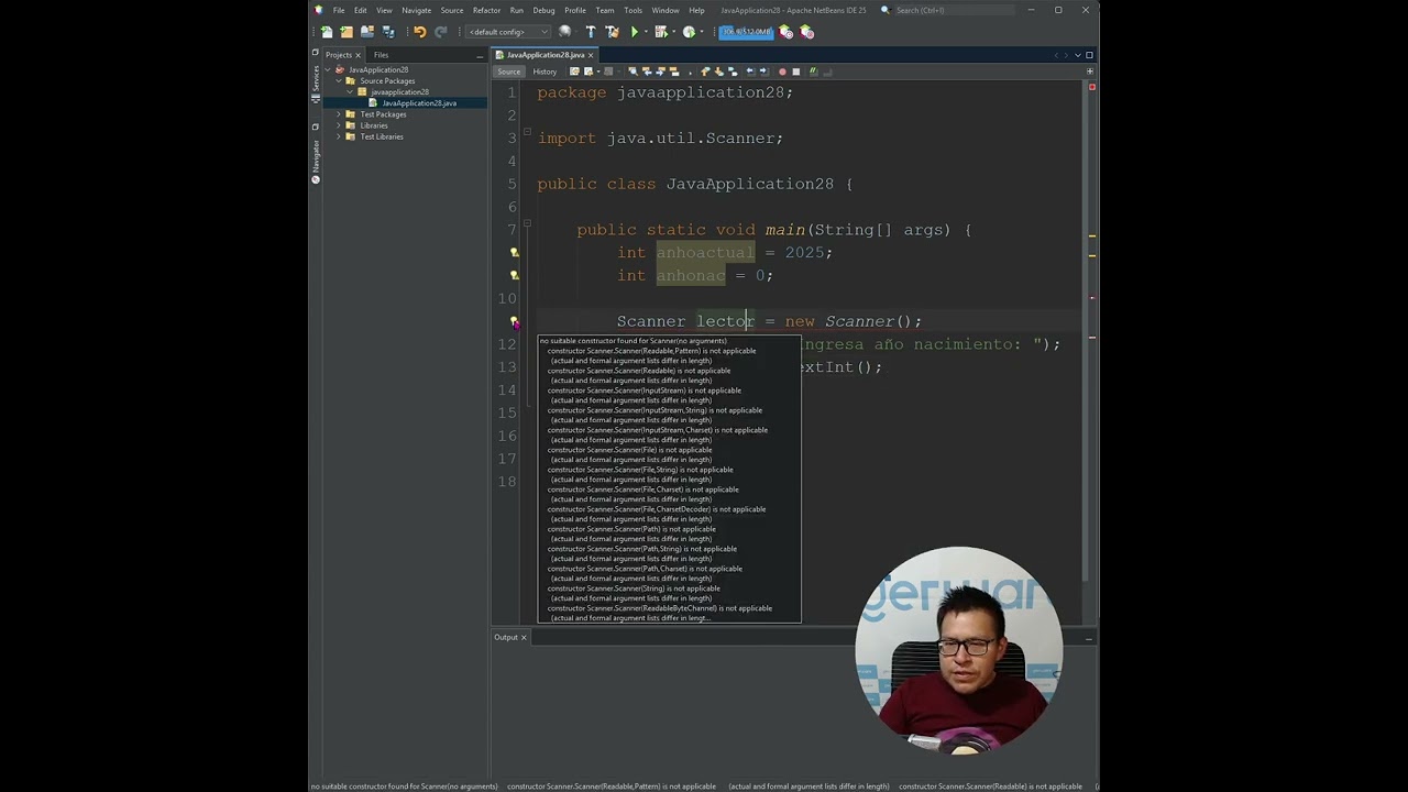 Entrada y Salida de Datos en JAVA - Profesor de Programaci&oacute;n