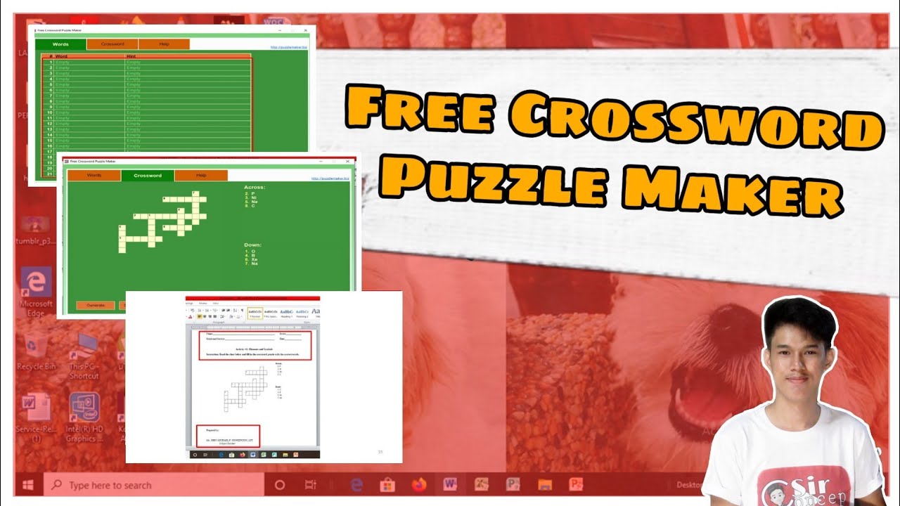Free Crossword Puzzle Maker || Tutorial #002