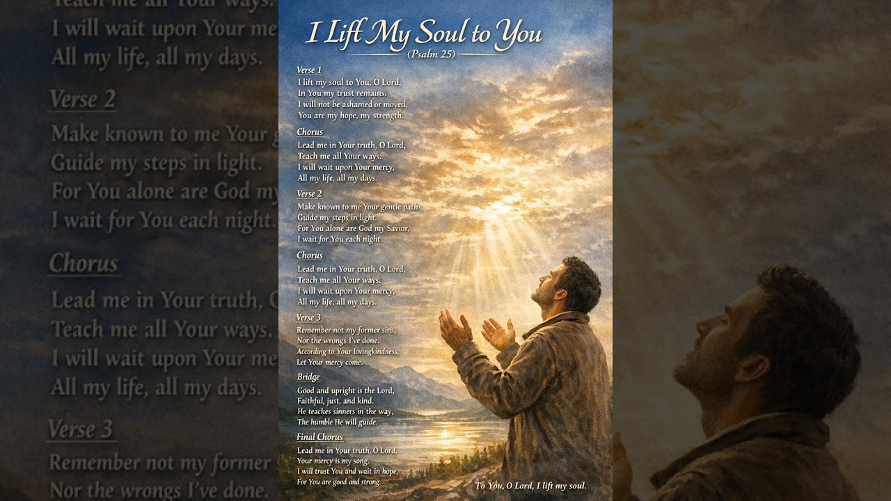 I Lift My Soul to You. Inspired by Psalm 25