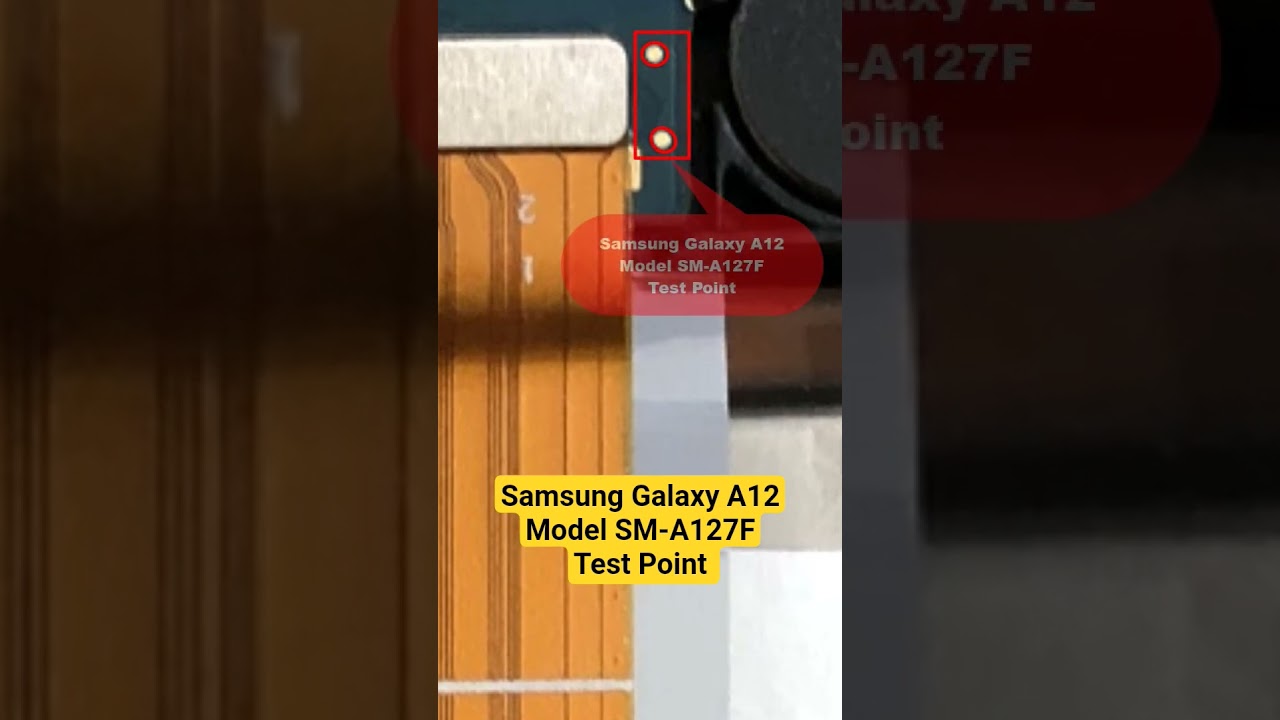 Samsung A12 Test Point Samsung SM-A127F Test Point Samsung Galaxy A12 Test Point #samsungsg