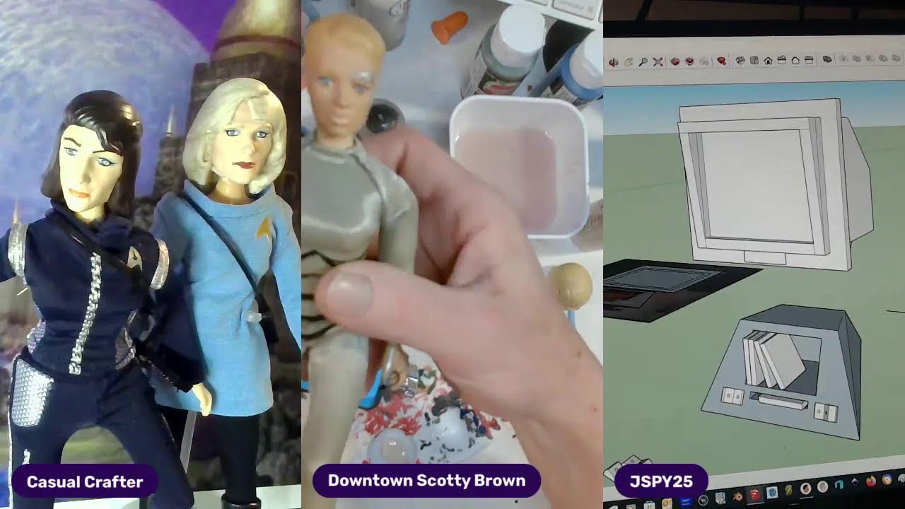 "Custom Paint Live"  featuring Casual Crafter, Jspy25 & Downtown Scotty Brown