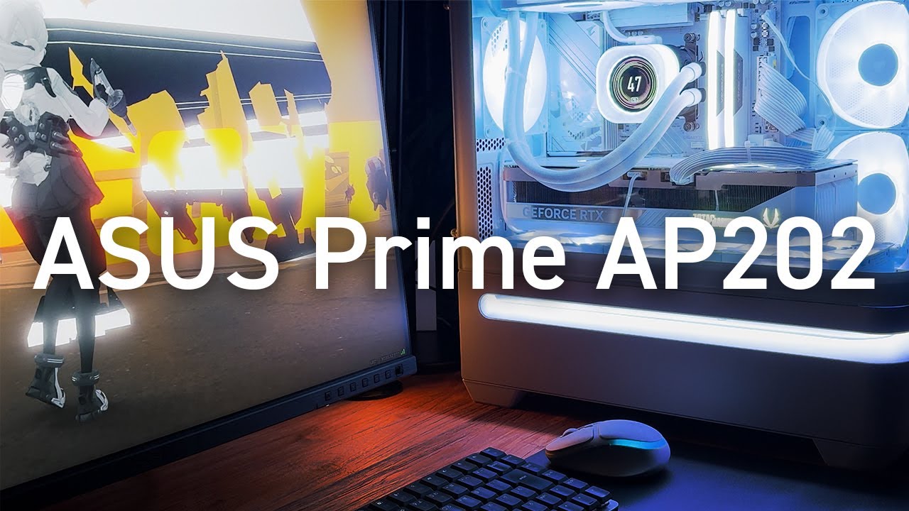ASUS Prime AP202 +RTX5080 + Ryzen 7 9800X3Dで5年ぶりに白PCを組んでみた