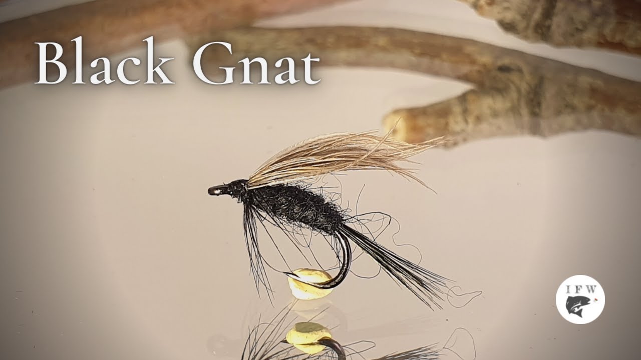 Tying a fly called Black Gnat Fly Tying tutorial | Ívar's Fly Workshop