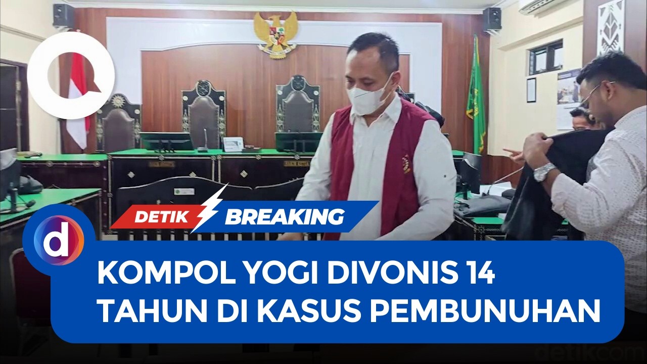 Tok! Kompol Yogi Divonis 14 Tahun Penjara Atas Kasus Pembunuhan Brigadir Nurhadi