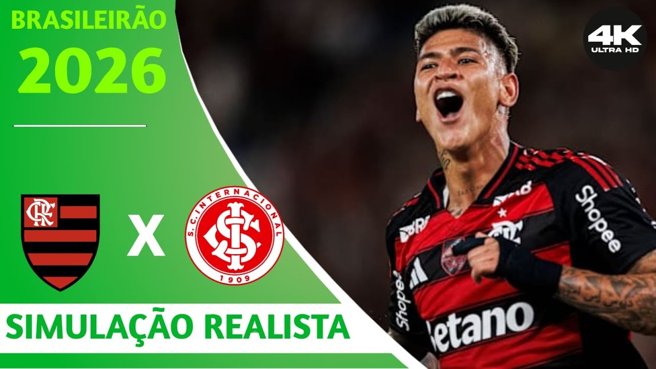 FLAMENGO X INTERNACIONAL | 2⁰ RODADA | BRASILEIRÃO 2026 | PES 2026