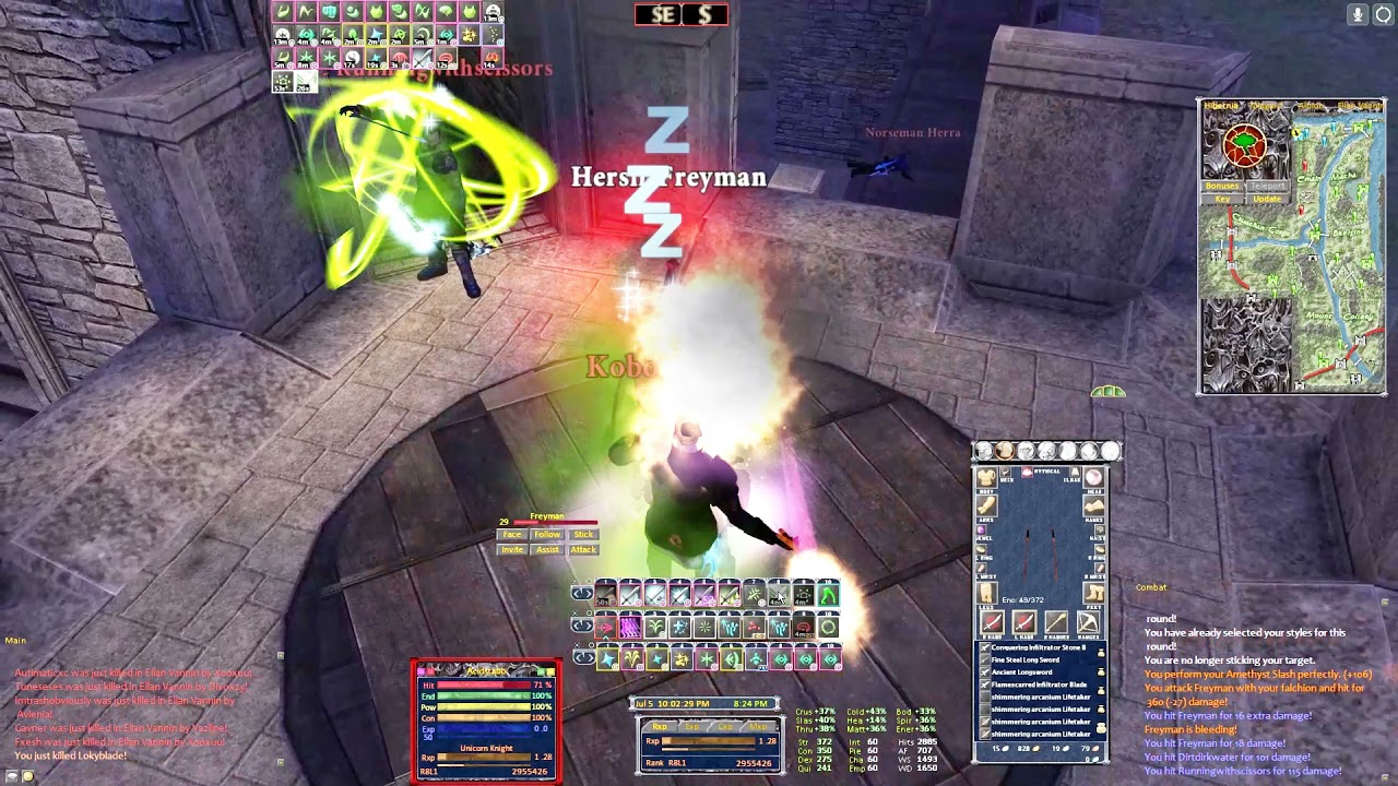 DAoC - Solo Infiltrator vs Legendary Angels 4 man