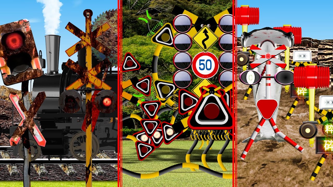 とてつもなくヘンテコで異質な踏切さん大特集！|4K| funny railroad crossings