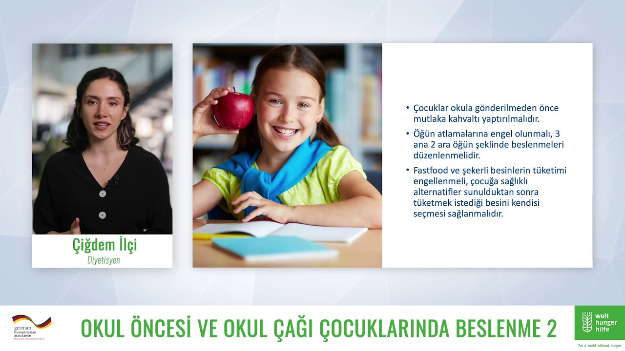 OKUL ÖNCESİ VE OKUL ÇAĞI ÇOCUKLARINDA BESLENME 2