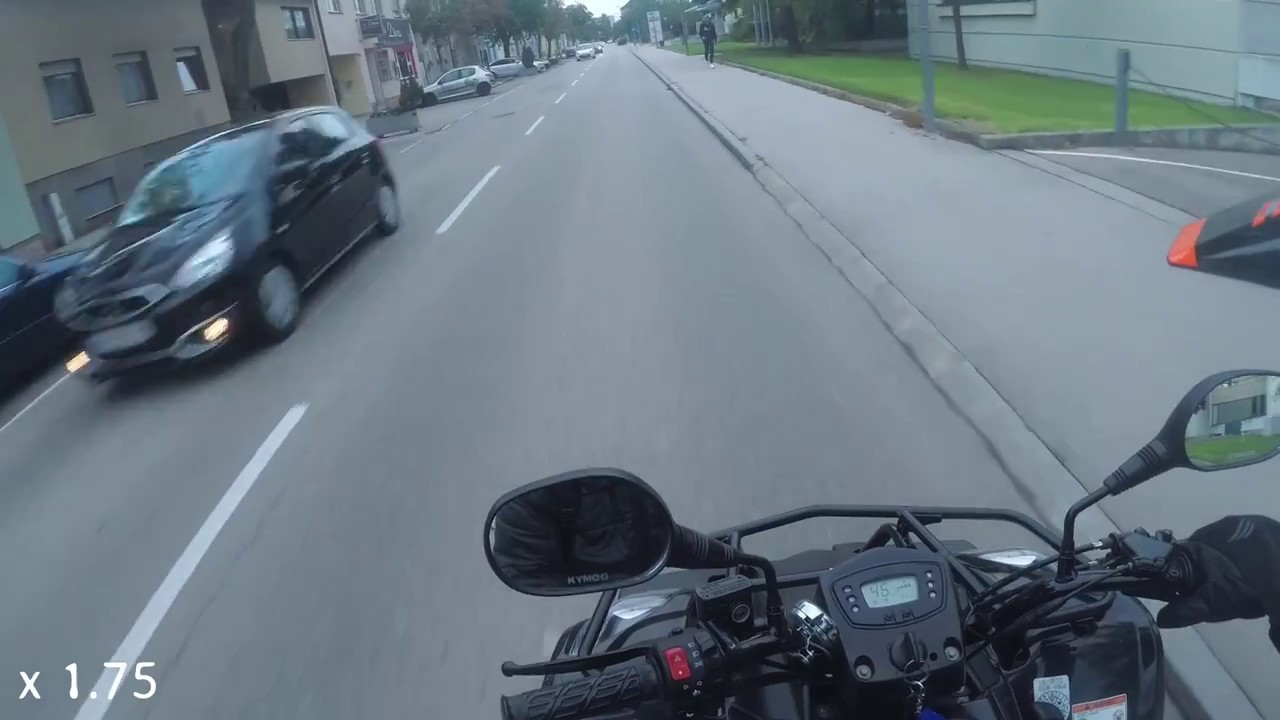 Kymco MXU 50 Going to school