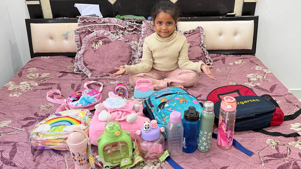 Darshika’s Bags & Water Bottles Collection ❤️😍||@Darshimeena 