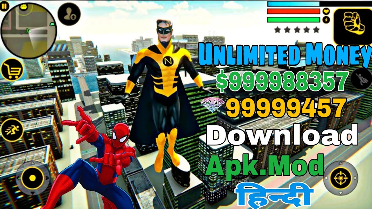 Naxeex Superhero Mod Apk - Free Link Download To Unlimited Money Techno Gamerz Hindi