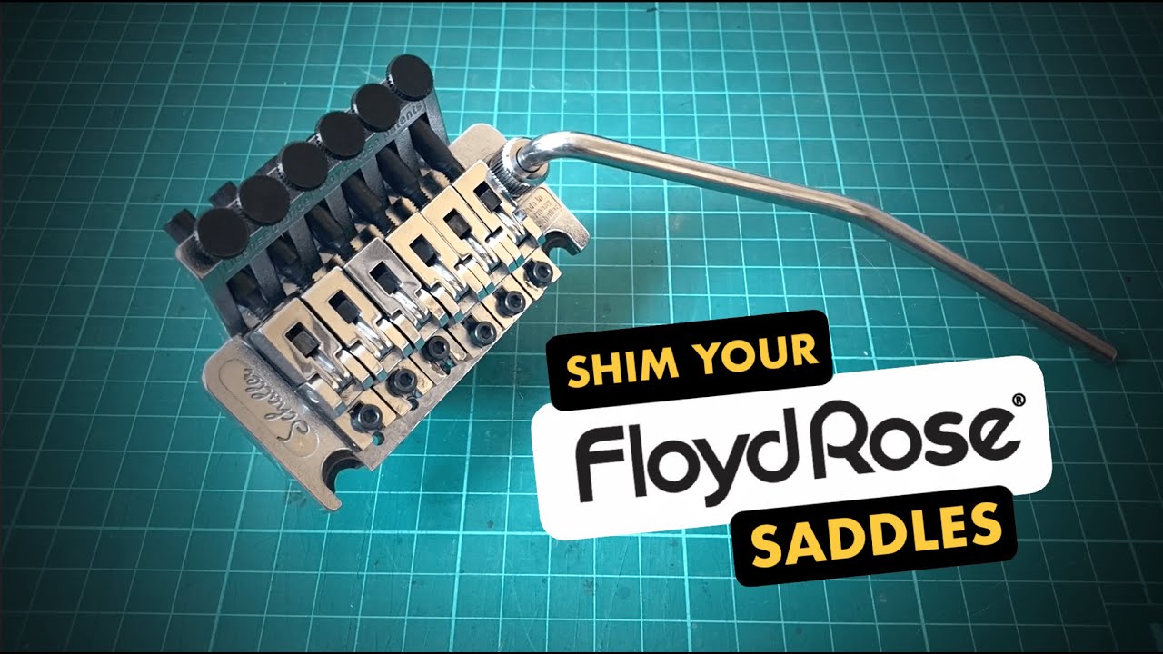 How to shim your Floyd Rose bridge