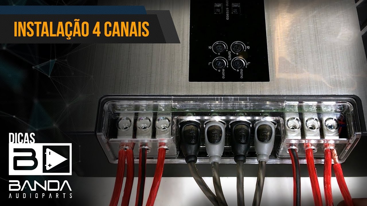 Dicas de instalação Módulos Amplificadores de 4 Canais | Banda Dicas #2