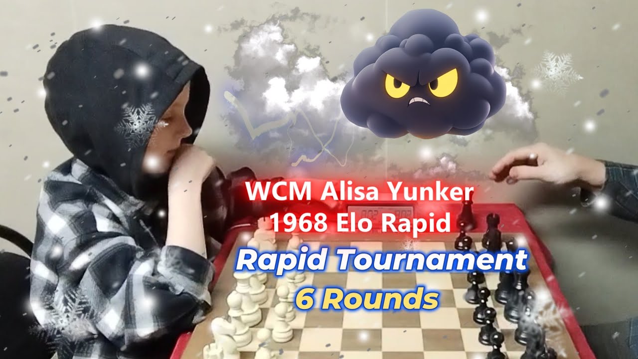WCM Alisa Yunker (Alice) (1968) - Rapid Tournament - 6 rounds