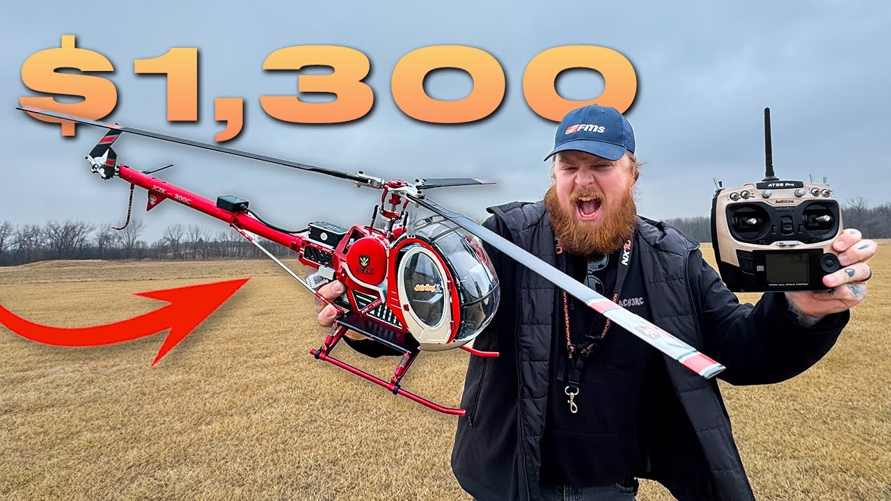 Crazy METAL RC Helicopter! | JCZK 300C PRO GPS Heli Review