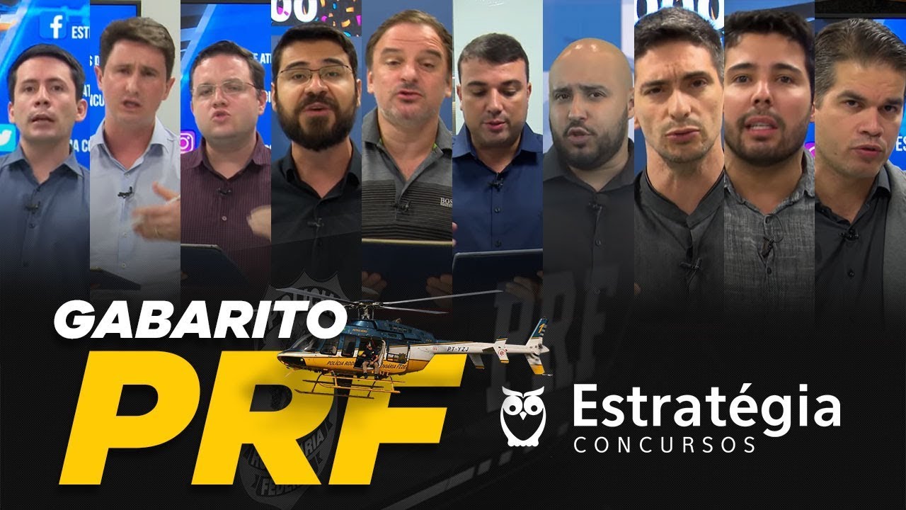 Gabarito PRF 2019