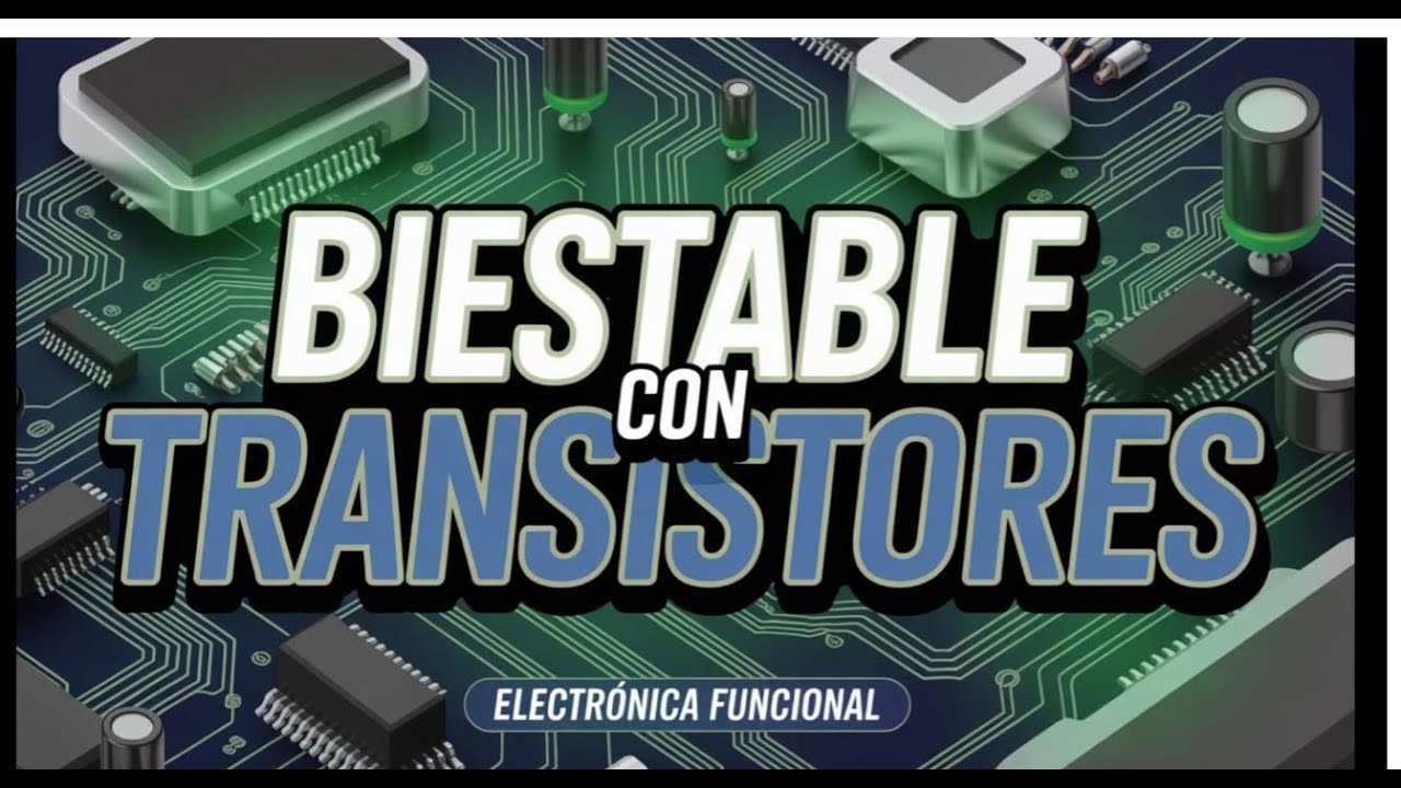 CIRCUITO ON - OFF CON UN SOLO PULSADOR (BIESTABLE BJT)