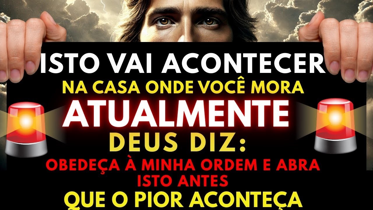 DEUS DIZ_ ISTO ACONTECERÁ HOJE NA SUA CASA E VOCÊ DEVE ESTAR PREPARADO!