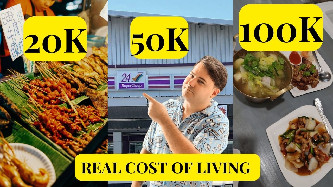 The REAL Cost of Living in Thailand in 2026 (20K vs 50K vs 100K Baht)