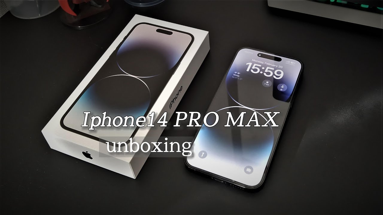 iPhone 14 Pro Max Space Black unboxing | 🖤📦  | & accessories-- ----- đập hộp Iphone 14 promax