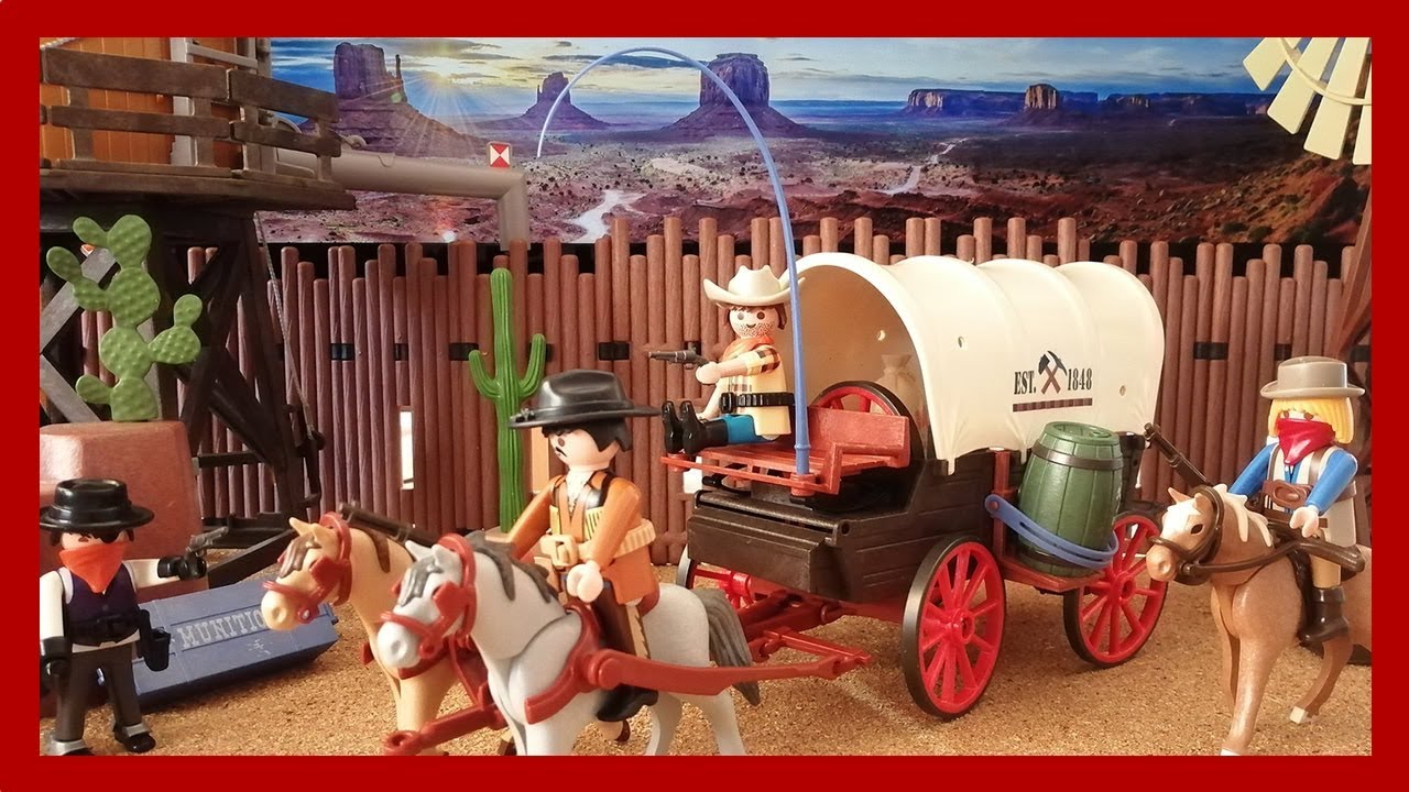 Playmobil West ? Караван с бандитами ⭐ [Playmobil Videos] Каррета