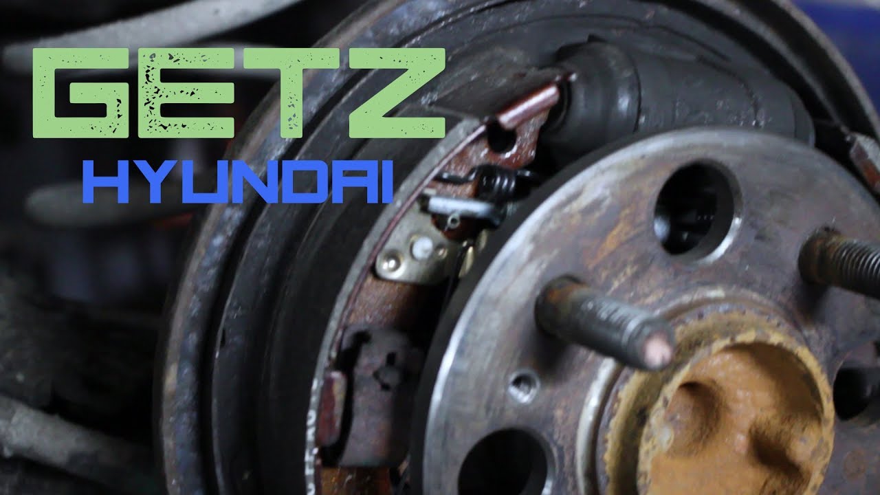 2005 Hyundai Getz 1,4 - ревизия задних колодок