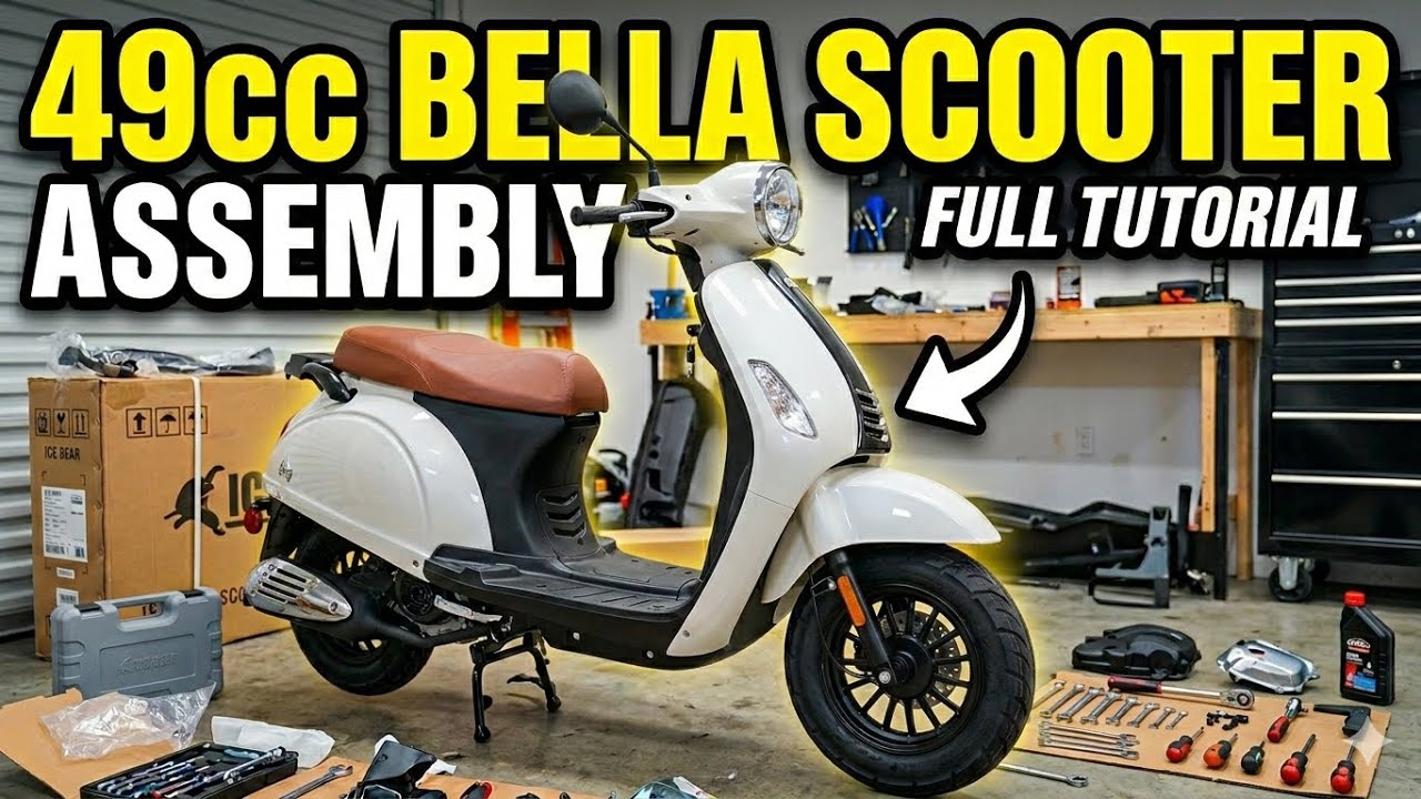 49cc Scooter Assembly Tutorial 