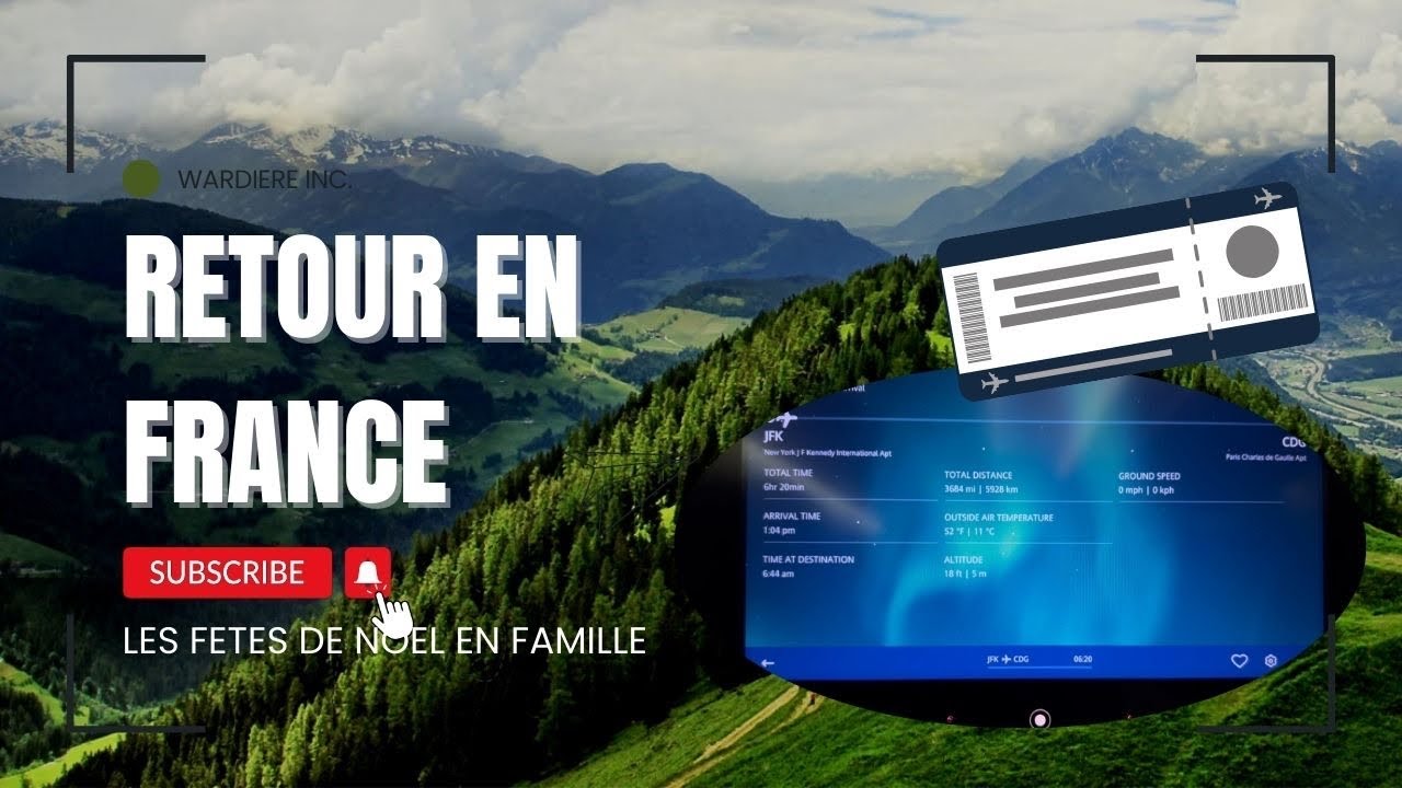 Retour en France pour Noël