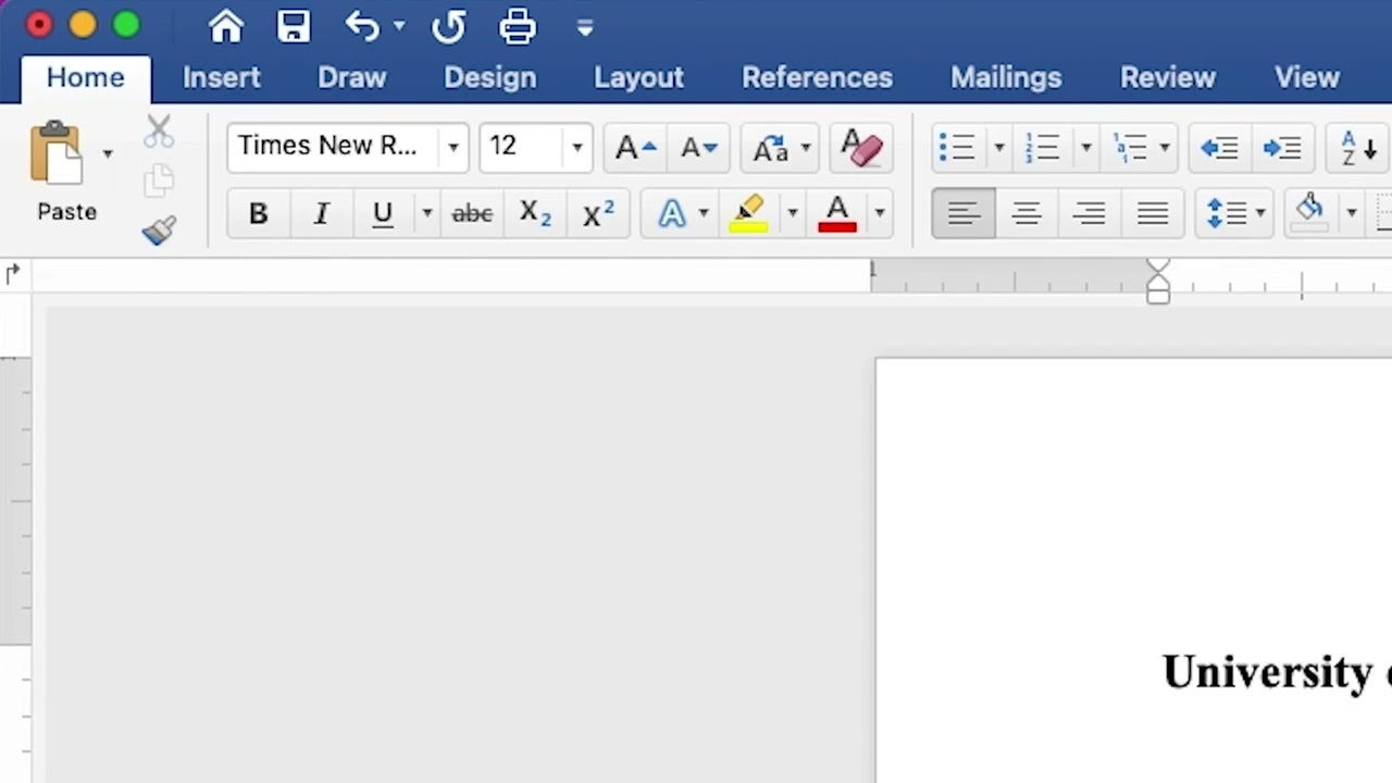 Mac - How to Right Align Dates for Resume (in Word)