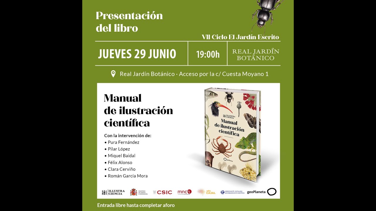Manual de ilustración científica. Illustraciencia. VII Ciclo El Jardín Escrito
