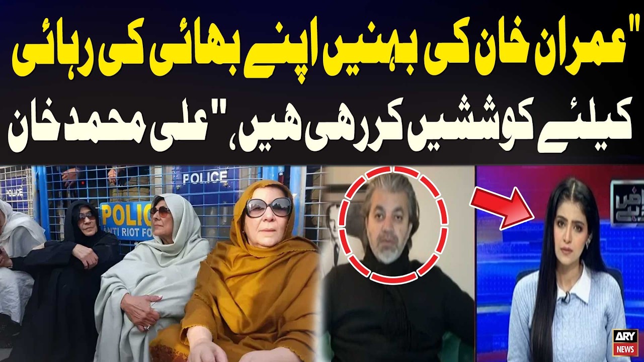 Imran Khan’s Sisters Are Making Efforts for His Release, Says Ali Muhammad Khan