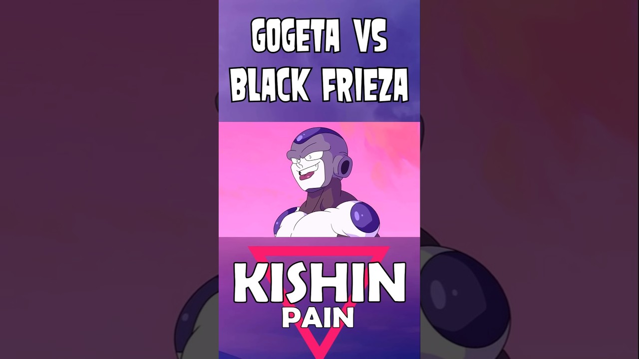 BLACK FRIEZA vs GOGETA #dragonball #anime #cartoon #gogeta #frieza #animation