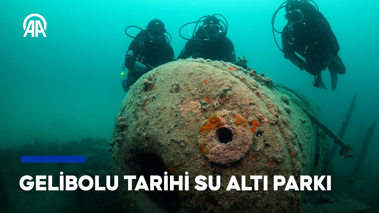 Gelibolu Tarihi Su Altı Parkı, Birinci Dünya Savaşı'ndan kalma batıklarıyla savaşın izlerini taşıyor