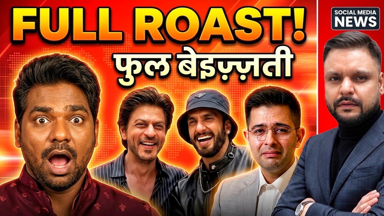 Godi Media & Andhbhakt Roast | Zakir Khan | Ranveer Srk | Raghav Chadha | Mr Reaction Wala