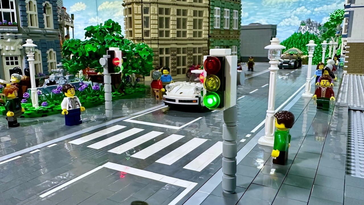 Суперреалистичные детали: полностью функциональные светофоры LEGO — обновление Lego City